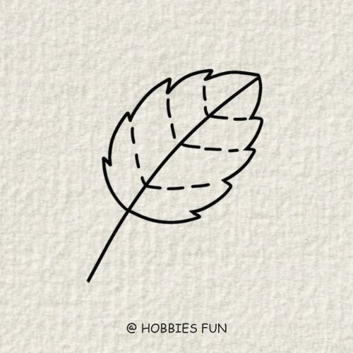 Leaf Drawing Ideas of 7