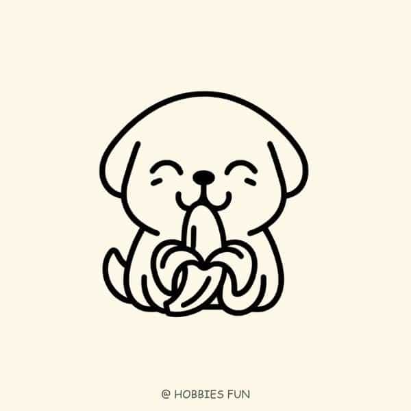 How to Draw a Cute Dog-saigonsouth.com.vn