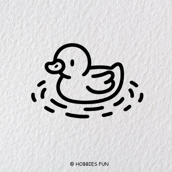 How to draw An Easy Duck step by step - Drawing Photos-saigonsouth.com.vn