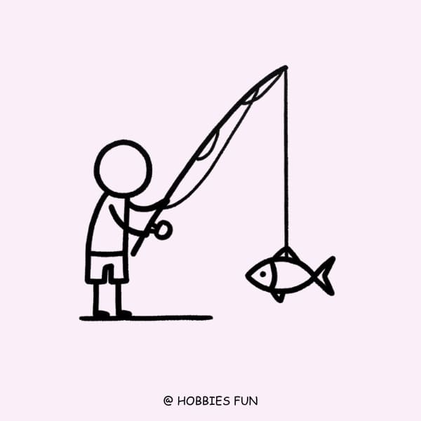 fish drawings, Fisherman's Catch