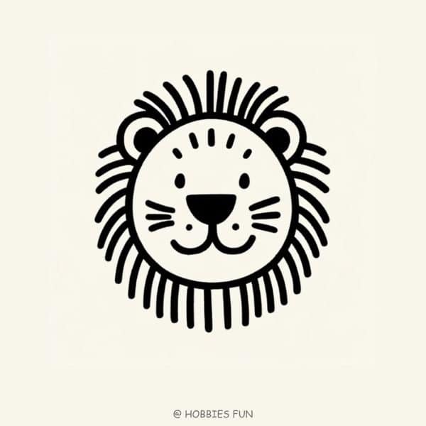 Lion Face Outline Vector Art, Icons, and Graphics for Free Download-saigonsouth.com.vn