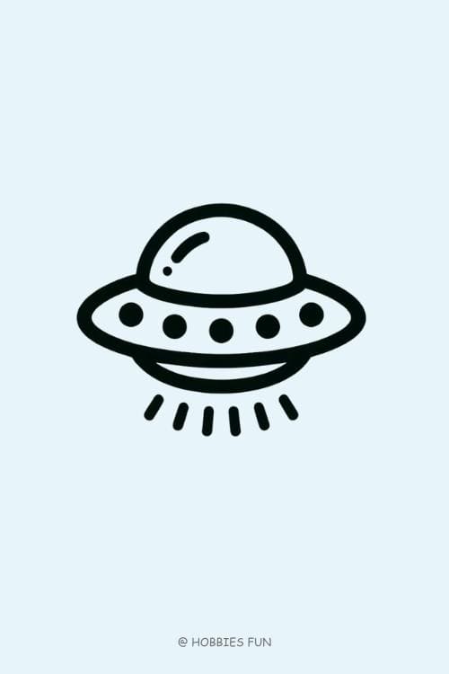 Cool UFO to Draw Easy