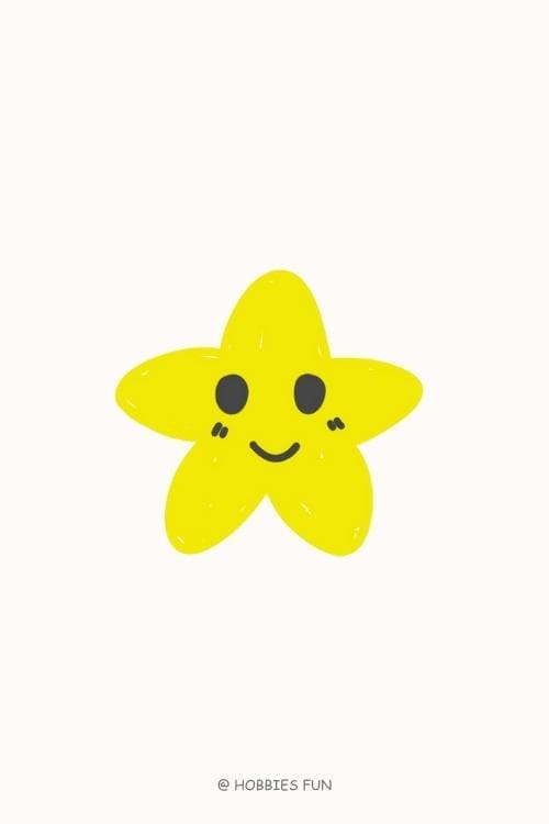 Easy Cute Star to Draw