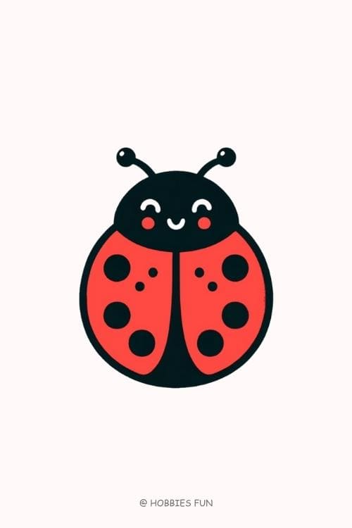 Little Cute Ladybug to Draw