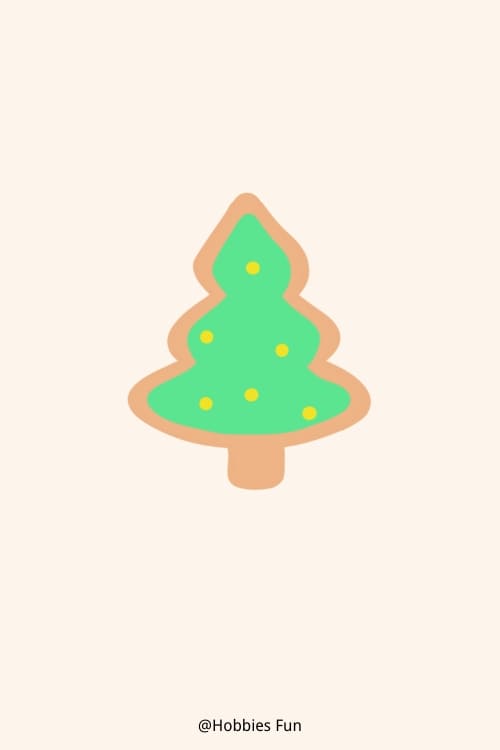 Christmas drawing ideas easy, Gingerbread Christmas Tree Cookies
