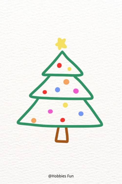 How to Draw a SUPER EASY Christmas Tree 🎄 - YouTube