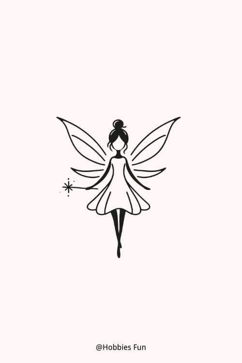 Easy Fairy Drawing
