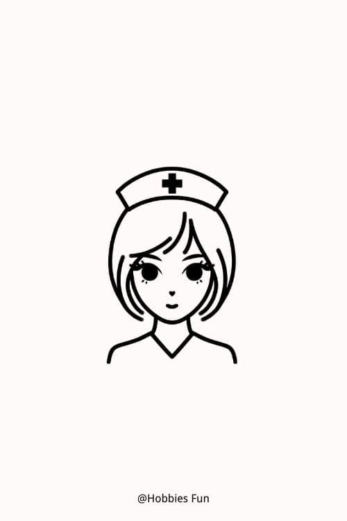 Easy Nurse Drawing