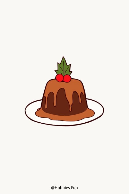 Christmas pictures ideas to draw, Sticky Toffee Pudding