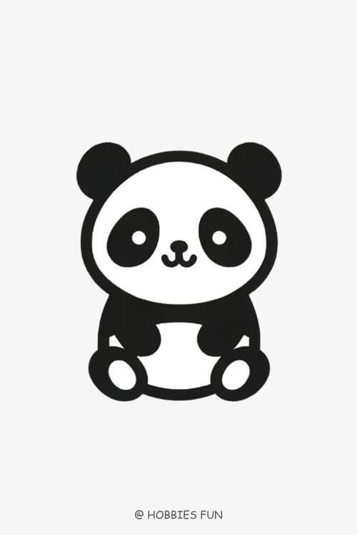 Cute Panda Tattoo