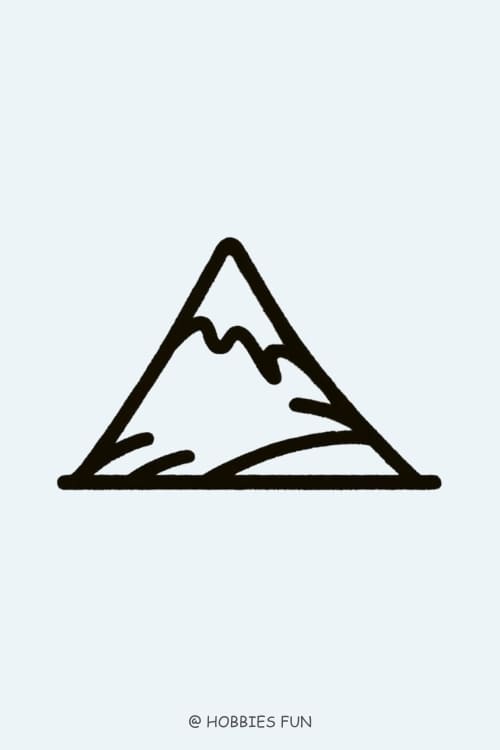 Easy Tattoos For Beginners, Mountain