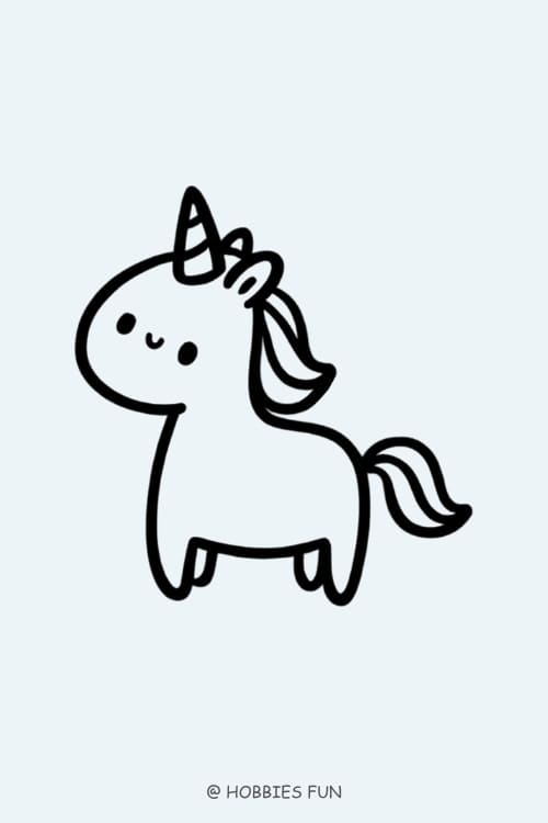 Simple Cute Unicorn