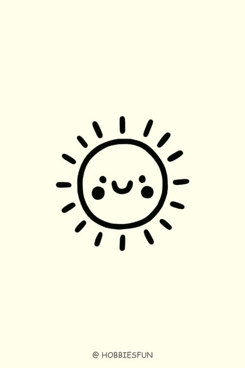Drawing Idea, Smiling Sun