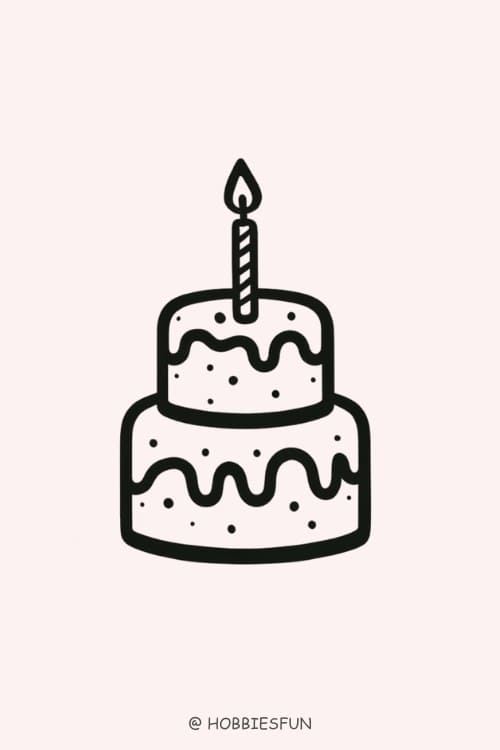 What Do I Draw, Birthday Cake