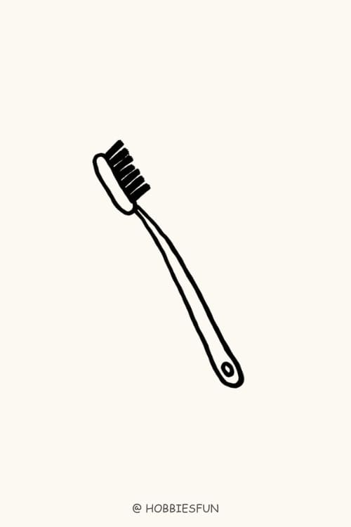 Easy Drawing Idea, Toothbrush
