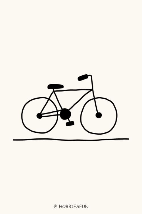 Simple Drawing Ideas, Bicycle