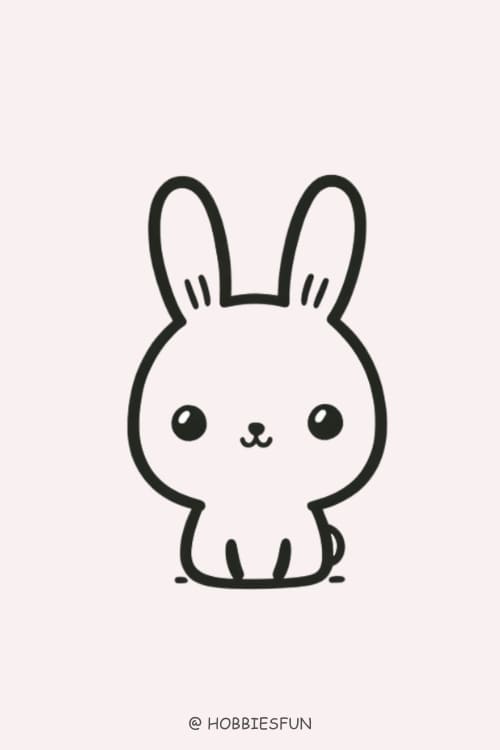 Animal Drawing Easy, Bunny