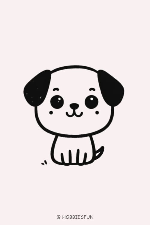 Cute Drawings Of Animals, Dog