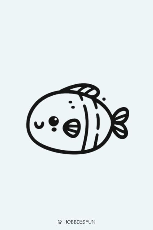 Easy Animals To Draw, Fish